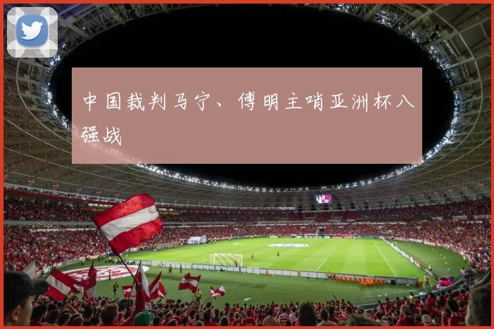 中国裁判马宁、傅明主哨亚洲杯八强战
